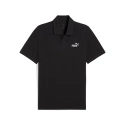PUMA Poloshirt Essentials No. 1 Logo Schwarz/Dunkelblau