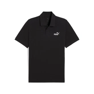 PUMA Poloshirt Essentials No. 1 Logo Schwarz/Dunkelblau