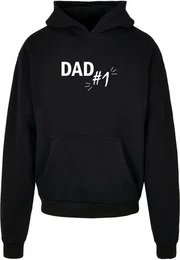Kapuzensweatshirt Herren Fathers Day - Dad number 1 Ultra Heavy Hoody (1-tlg)