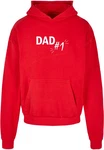 Merchcode Kapuzensweatshirt Fathers Day - Dad number 1 Ultra Heavy Hoody Rot