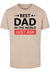 Merchcode T-Shirt Herren Khaki/Beige/Rot