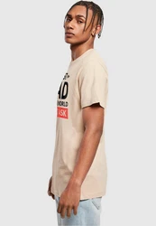 Merchcode T-Shirt Herren Khaki/Beige/Rot