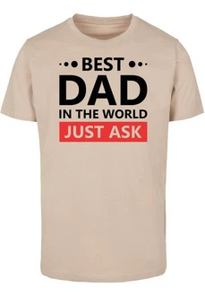 Merchcode T-Shirt Herren Khaki/Beige/Rot