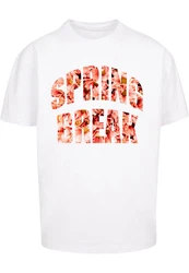 Merchcode T-Shirt Heavy Oversized Tee Rot/Orange/Grün/Dunkelrot