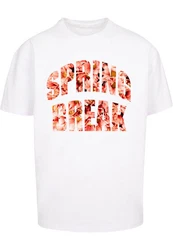 Merchcode T-Shirt Heavy Oversized Tee Rot/Orange/Grün/Dunkelrot
