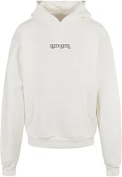 Merchcode Kapuzensweatshirt Grand Thug Life Ultra Heavy Hoody Weiß/Beige/Grau/Creme/Braun