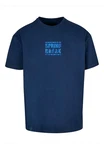 Merchcode T-Shirt Herren Spring Break 2 Heavy Oversized Tee Dunkelblau/Blau