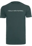 Merchcode T-Shirt Merchcode Herren Hate Football T-Shirt Round Neck Dunkelgrün/Türkis/Grün