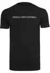 Merchcode T-Shirt Merchcode Herren Hate Football T-Shirt Round Neck Blau/Beige/Schwarz/Rot