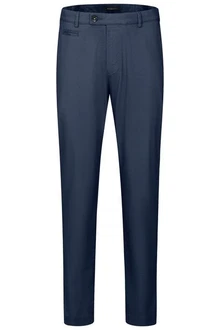 bugatti Chinohose mit Stretchfunktion Dunkelblau/Blau