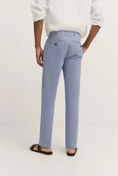 bugatti Chinohose mit Stretchfunktion Hellblau/Grau/Fliederfarben/Blau