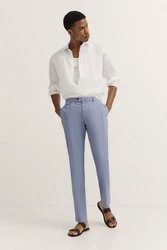 bugatti Chinohose mit Stretchfunktion Hellblau/Grau/Fliederfarben/Blau