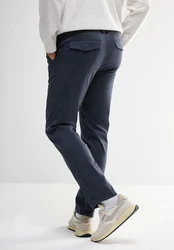 STREET ONE MEN Chinohose Dunkelblau/Grau/Blau