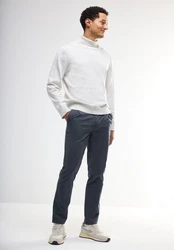 STREET ONE MEN Chinohose Dunkelblau/Grau/Blau
