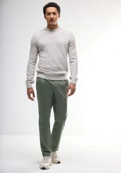 STREET ONE MEN Chinohose Dunkelgrün/Grün/Khaki