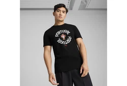 PUMA T-Shirt Portugal ftblNRGY Herren Grau/Schwarz/Gelb