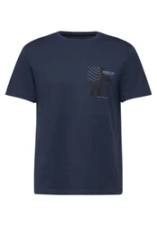 STREET ONE MEN T-Shirt mit Rundhalsausschnitt Dunkelblau