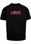 Merchcode T-Shirt Herren (1-tlg) Rosa/Schwarz