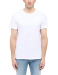 MUSTANG Kurzarmshirt T-Shirts Weiß/Creme