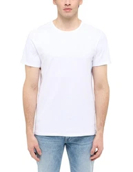 MUSTANG Kurzarmshirt T-Shirts Weiß/Creme