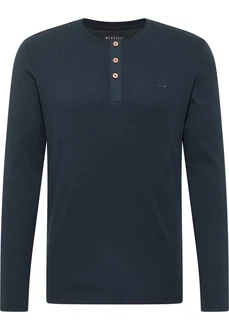 MUSTANG Shirt ARMINTO Dunkelblau/Blau/Hellblau