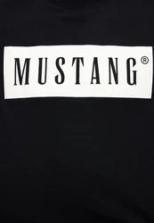 MUSTANG Kurzarmshirt T-Shirt Schwarz/Gelb/Mischfarben