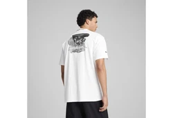 PUMA T-Shirt BMW M Motorsport Lifestyle Car Graphic T-Shirt Weiß/Creme