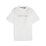 PUMA T-Shirt BMW M Motorsport Lifestyle Logo Herren Weiß/Creme