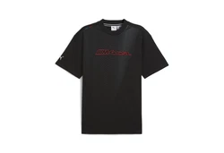 PUMA T-Shirt BMW M Motorsport Lifestyle Logo Herren Schwarz