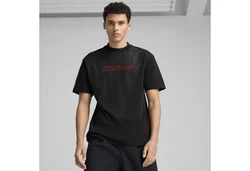 PUMA T-Shirt BMW M Motorsport Lifestyle Logo Herren Schwarz