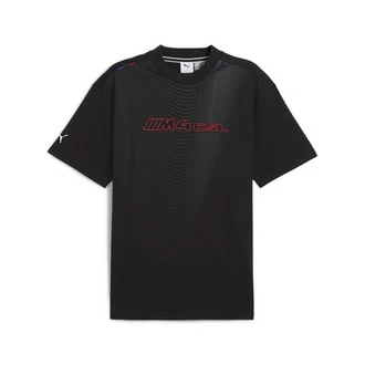 PUMA T-Shirt BMW M Motorsport Lifestyle Logo Herren Schwarz