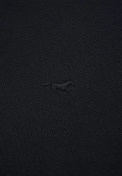 MUSTANG Poloshirt Palco Dunkelblau/Schwarz