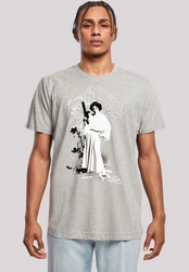 F4NT4STIC T-Shirt Star Wars Leia Weapon Grau/Hellgrau
