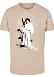 F4NT4STIC T-Shirt Star Wars Leia Weapon Beige/Khaki/Creme