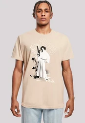 F4NT4STIC T-Shirt Star Wars Leia Weapon Beige/Khaki/Creme