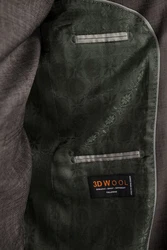 Next Baukastensakko Slim-Fit Signature Tollegno Anzugsakko Dunkelbraun/Braun/Dunkelrot/Lila