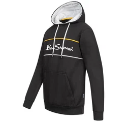 Ben Sherman Kapuzenpullover Panel Schwarz/Braun/Dunkelgrau