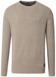 CASAMODA Strickpullover Khaki/Braun/Grau/Beige