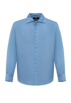 Antioch Blusenshirt Marino Open Collar Relax Fit Long Sleeve Antioch Blusenshirt Marino Open Collar Relax Fit Long Sleeve