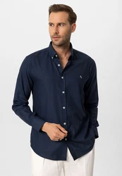 Antioch Blusenshirt Benedetto Dunkelblau/Hellblau/Blau