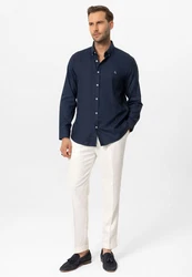 Antioch Blusenshirt Benedetto Dunkelblau/Hellblau/Blau
