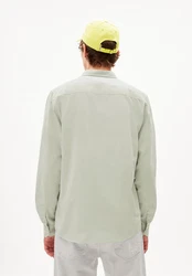 Armedangels Langarmhemd Quaasa Regular Fit Hemd Grau/Hellgrau