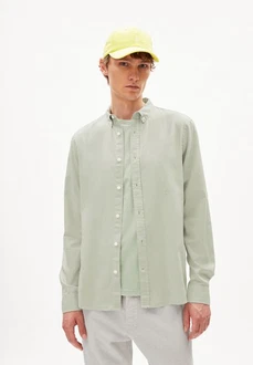 Armedangels Langarmhemd Quaasa Regular Fit Hemd Grau/Hellgrau