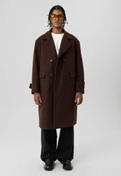 Dandalo Wintermantel Joe Dunkelrot/Dunkelbraun/Braun/Bordeaux/Beige/Rot