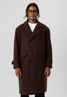 Dandalo Wintermantel Joe Dunkelrot/Dunkelbraun/Braun/Bordeaux/Beige/Rot