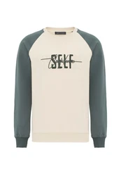 Arturo Jacey Quinn Sweatshirt Grün/Braun/Schwarz/Dunkelgrün/Blau