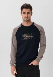 Arturo Jacey Quinn Sweatshirt Grau/Dunkelblau/Blau/Hellblau