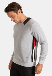 Jacey Quinn Sweatshirt Diego Hellgrau/Grau