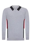 Jacey Quinn Sweatshirt Diego Hellgrau/Grau
