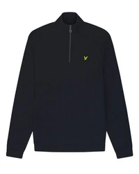 Lyle & Scott Sweatshirt Loopback Quarter Z Dunkelblau/Schwarz